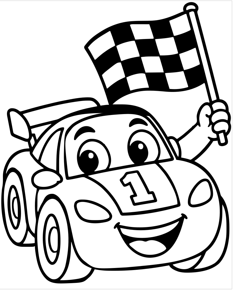 Printable victory lap line art — Soccer coloring page